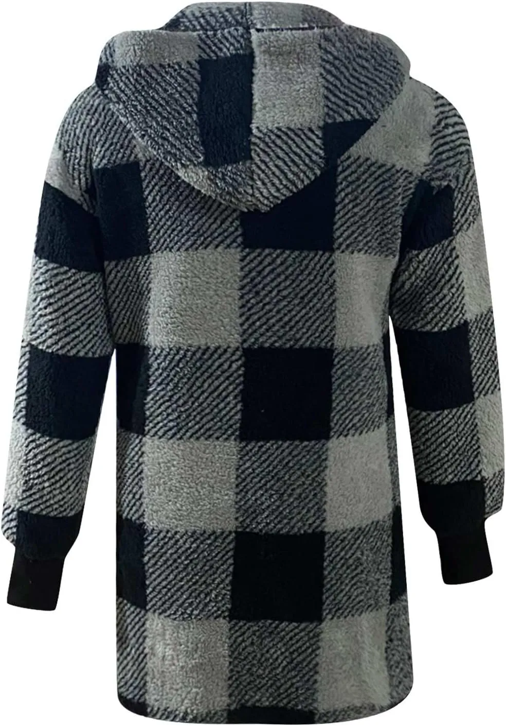 Women Plaid Flannel Jacket Casual Fuzzy Fall Shacket Sherpa Lined Jackets Dressy Casual Trendy Clothing 2024