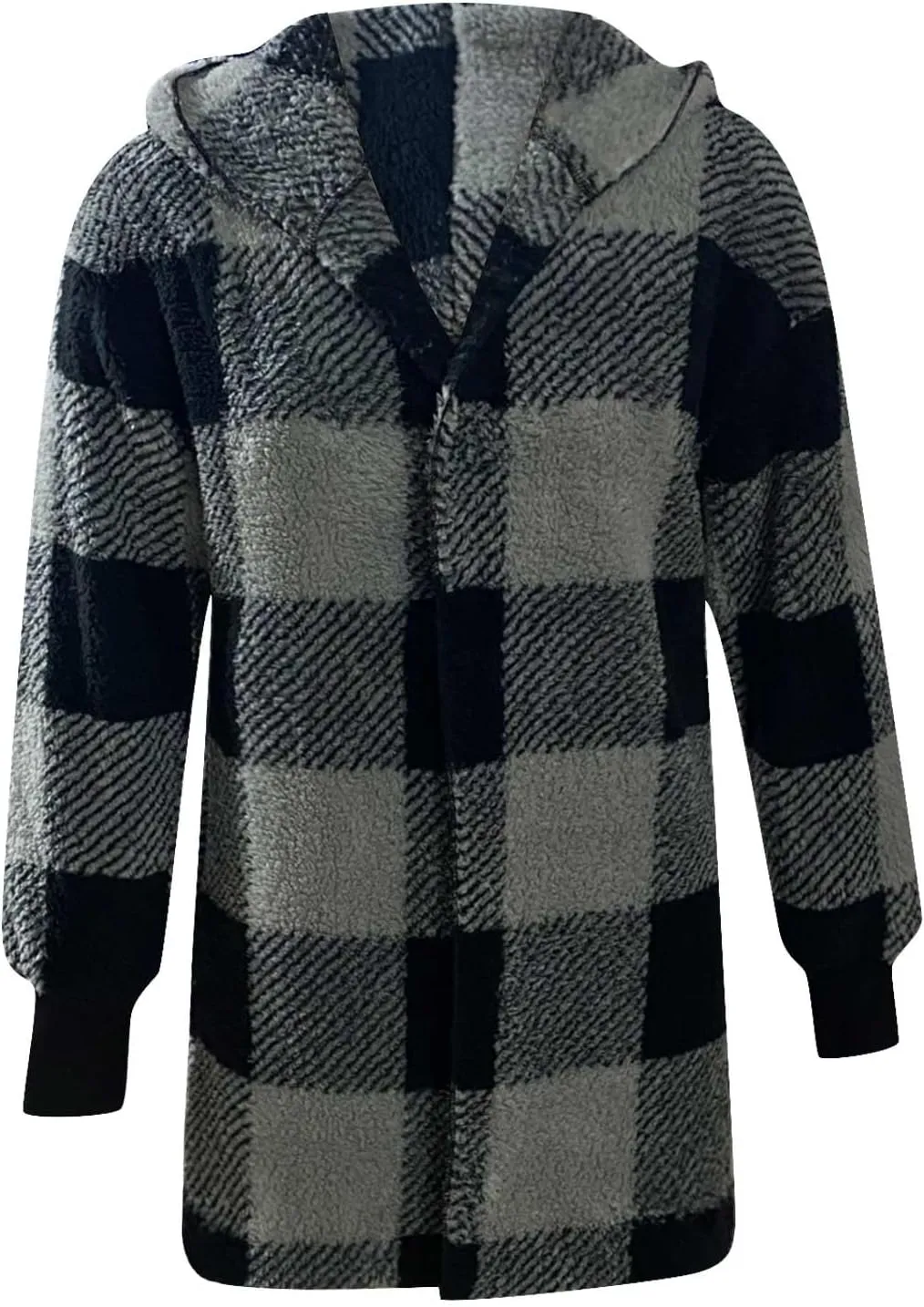 Women Plaid Flannel Jacket Casual Fuzzy Fall Shacket Sherpa Lined Jackets Dressy Casual Trendy Clothing 2024