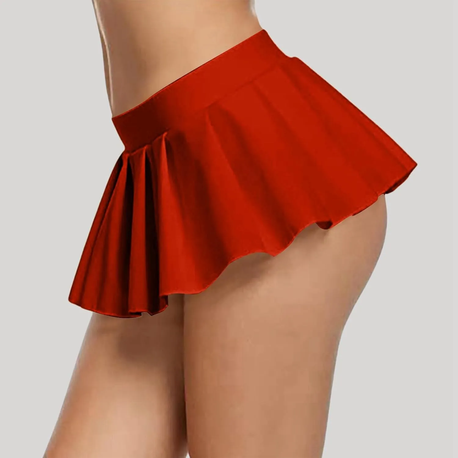 Women Sexy Role Play Pleated Mini Skirt Ruffle Lingerie for Schoolgirl Black Dresses for Women Funeral