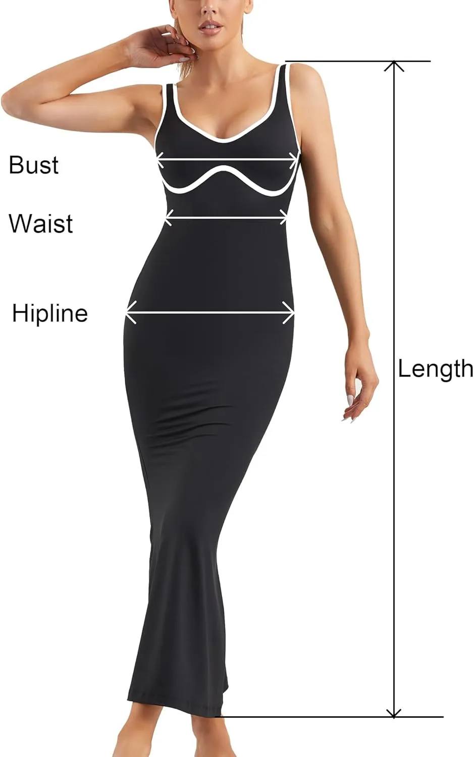 Women Summer Maxi Dress Midi Bodycon Dresses Sexy Tank Top Dress Square Neck Sleeveless Dress
