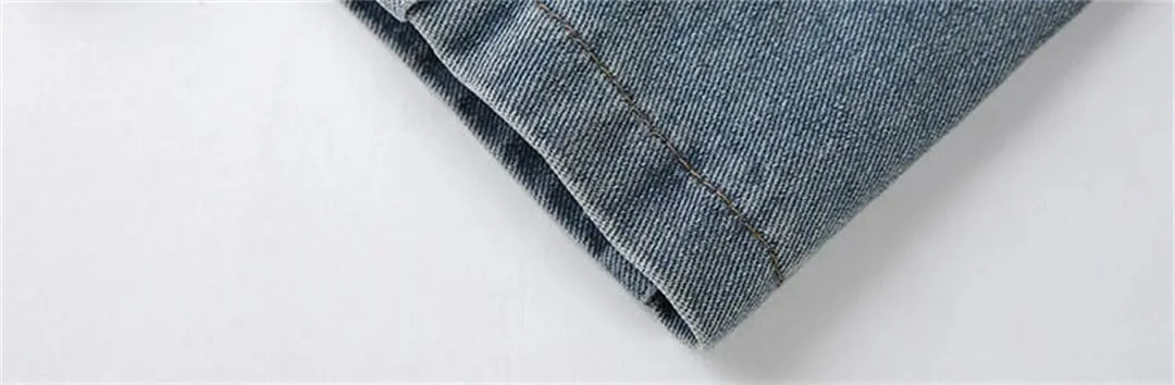 Women's Denim Jackets Short Crop Jeans Small Korean Long Sleeve Coats