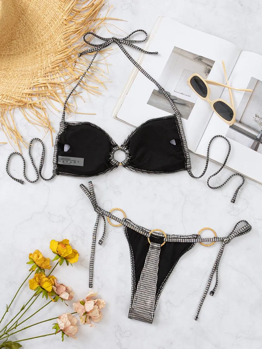 Women's Micro String Bikini Set | Sexy Beach Swimwear | Extreme Bathing Suit