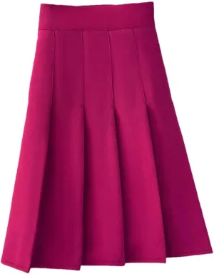 Women's Mini Skirt Korean Style Harajuku Kawaii Clothes Girls Pleated Skirts