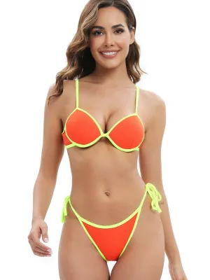 Women's Orange Micro Bikini Set - Designer Swimwear for Ladies | GFIT SPORTS Women's Orange Micro Bikini Set - Designer Swimwear for Ladies | GFIT SPORTS