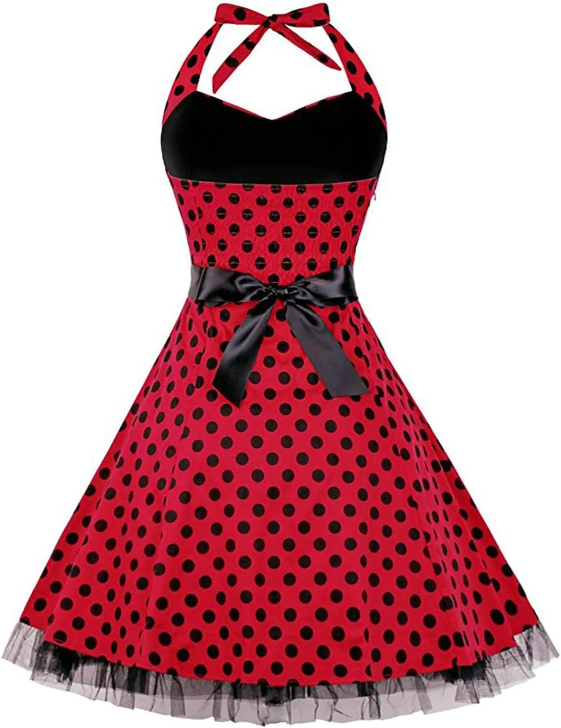 Women's Retro Floral Print Cocktail Dress Audrey Hepburn Style Homecoming Tea Party A-Line Swing Dress
