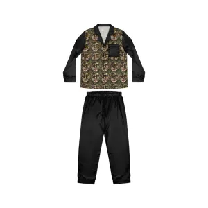 Women's Satin Pajamas - Circus