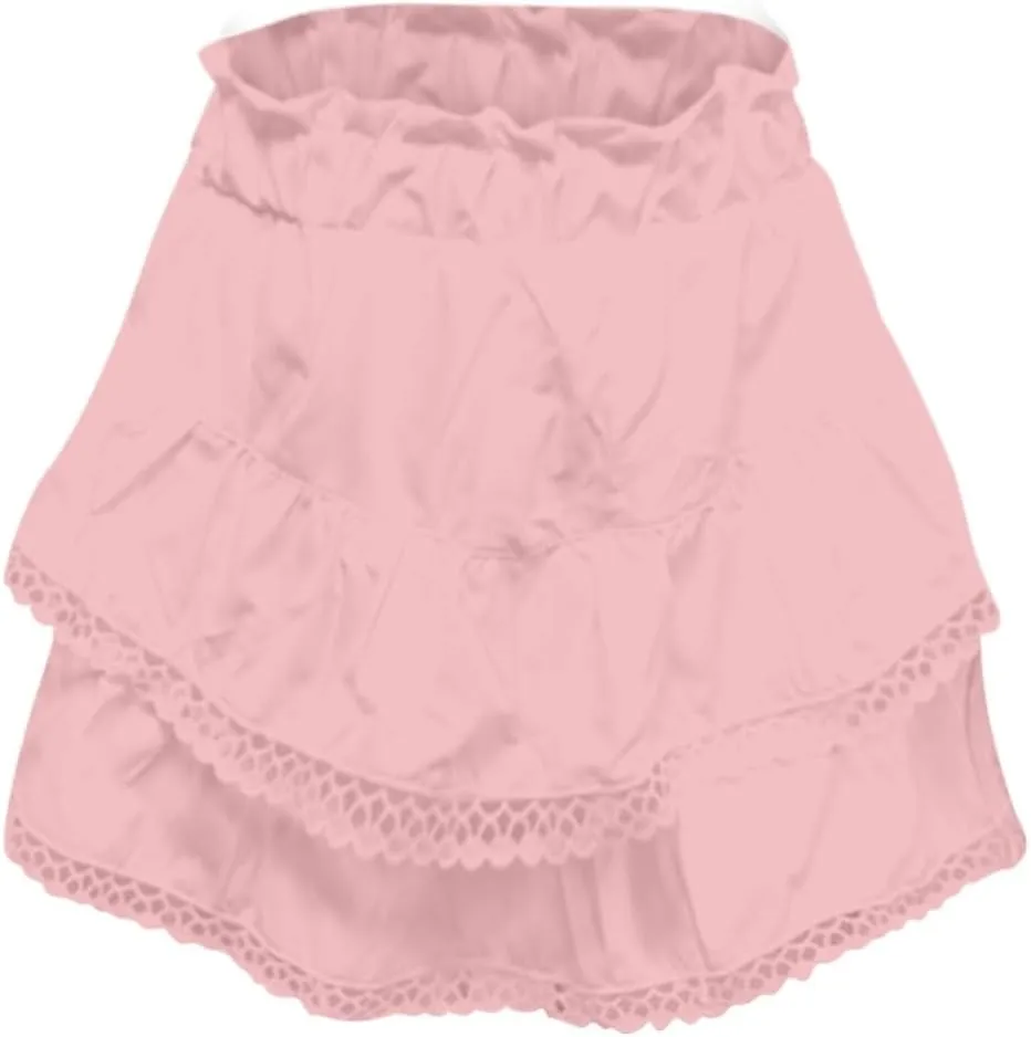 Women's Skater Skirt 2025 Basic Pleated High Waisted Ruffles Flared Cute Mini Skirts, S-2XL