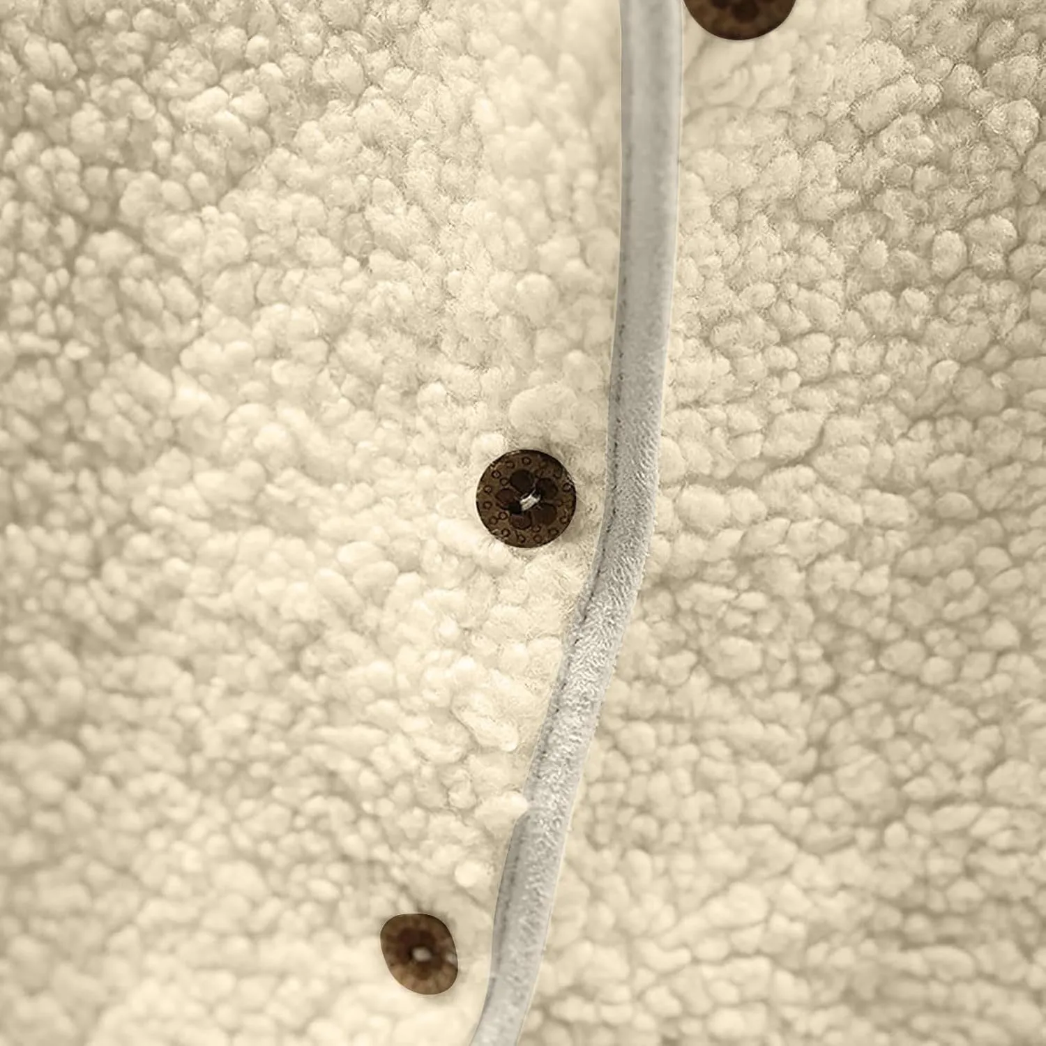 Womens Soft Fleece Vest Classic Fit Sleeveless Button Fuzzy Jacket Cardigan Waistcoat with Pockets Teddy Jacket Coats