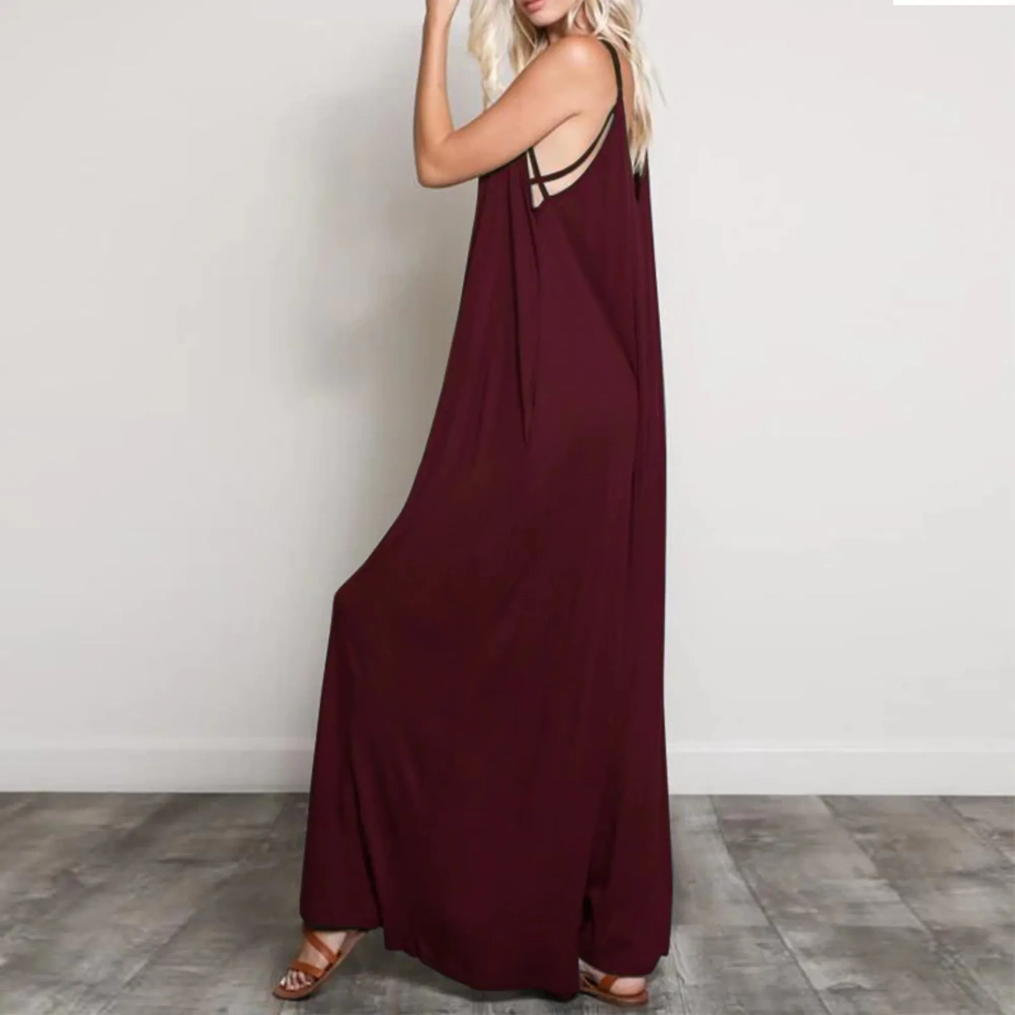 Women's Summer Sleeveless V-Neck Romper