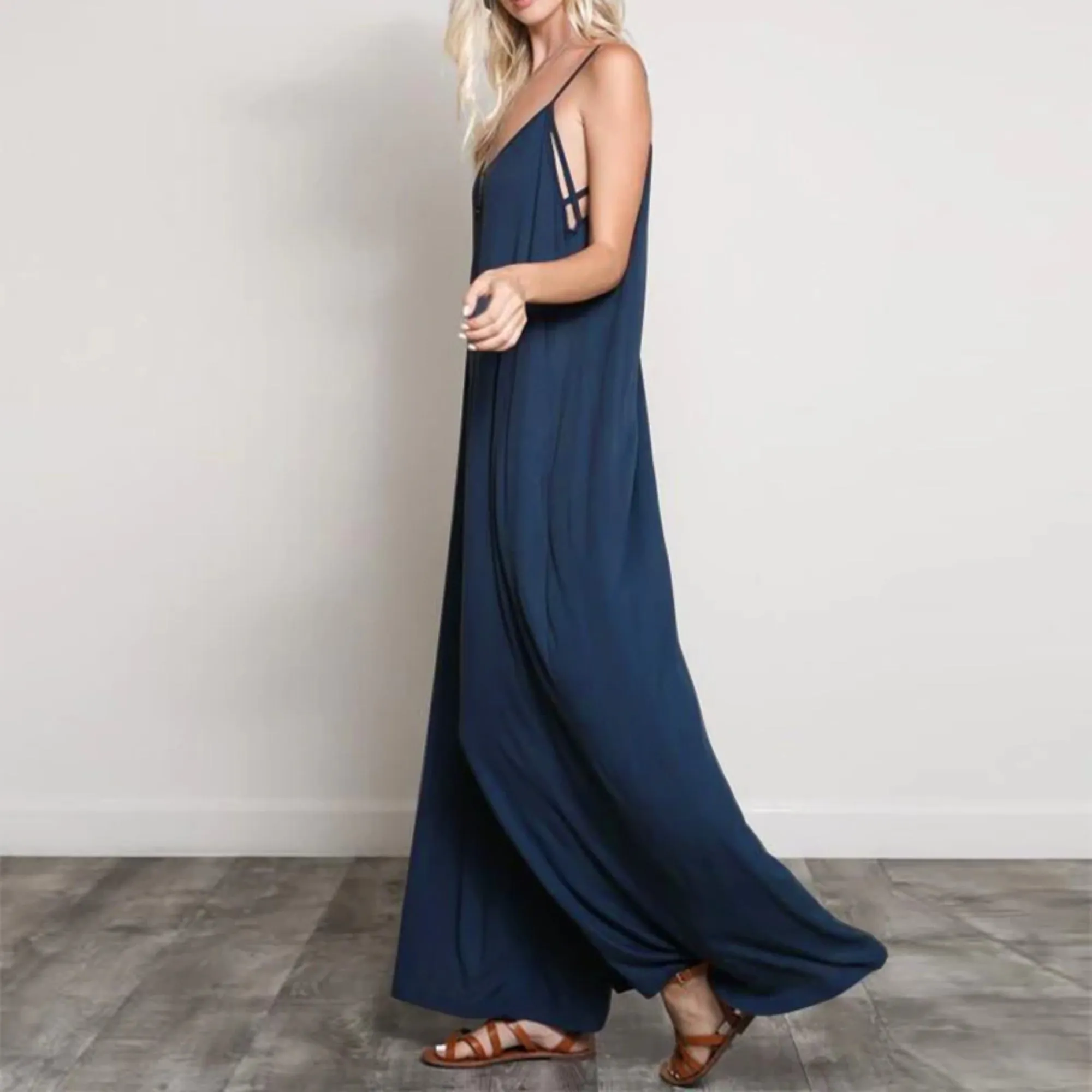 Women's Summer Sleeveless V-Neck Romper