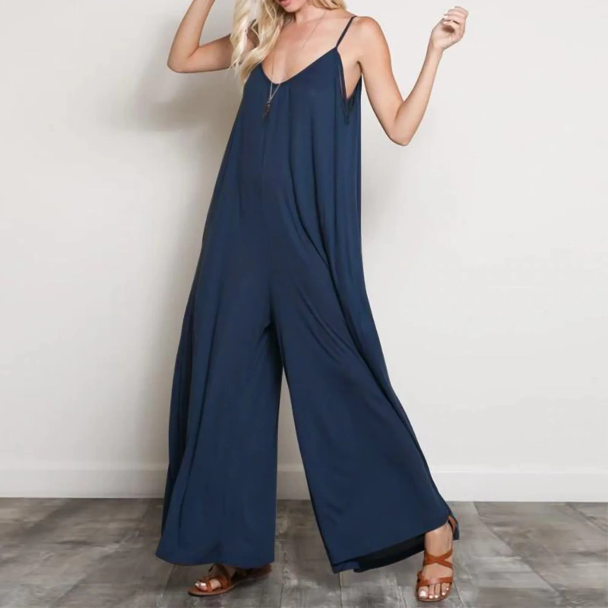 Women's Summer Sleeveless V-Neck Romper