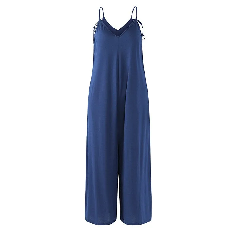 Women's Summer Sleeveless V-Neck Romper