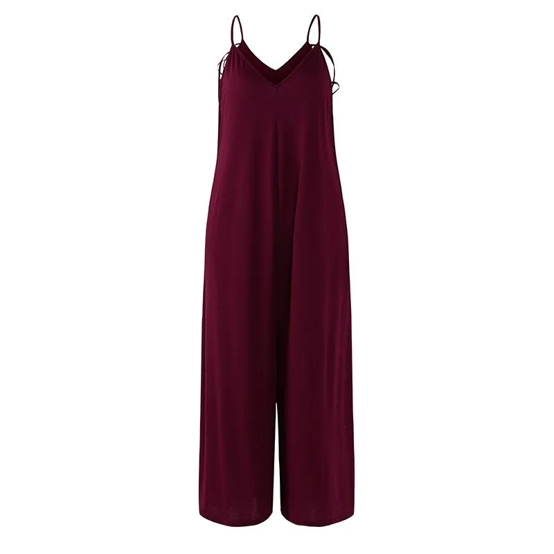 Women's Summer Sleeveless V-Neck Romper