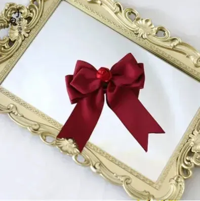 Xiaogui~Elegant Lolita Hairband Dark Red Headwear