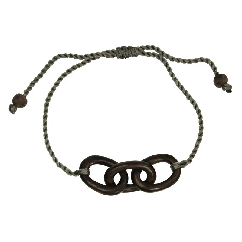 Yara Thread Bracelet, Wood, Assorted