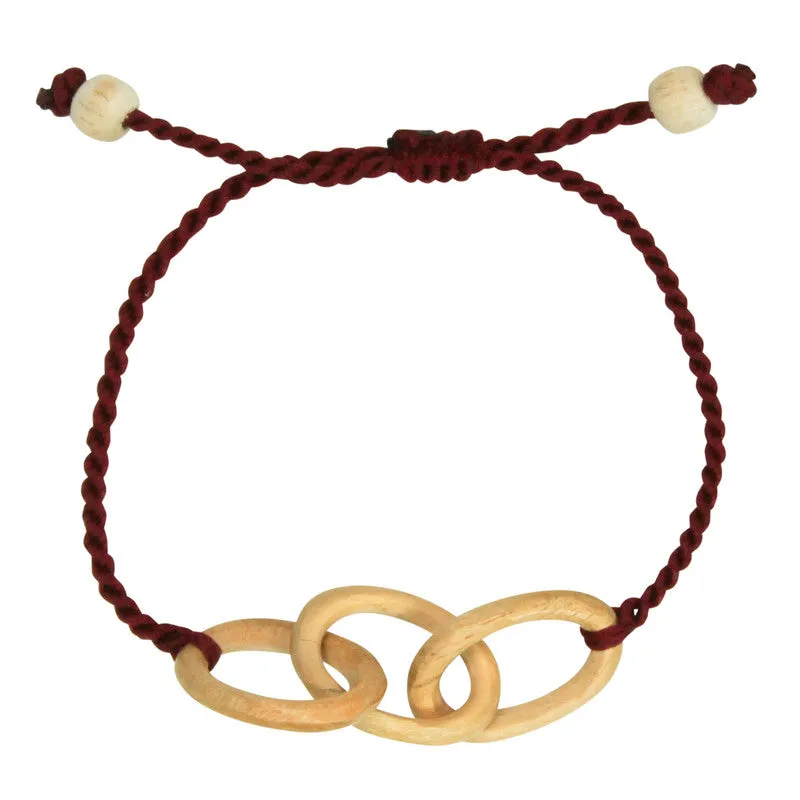 Yara Thread Bracelet, Wood, Assorted