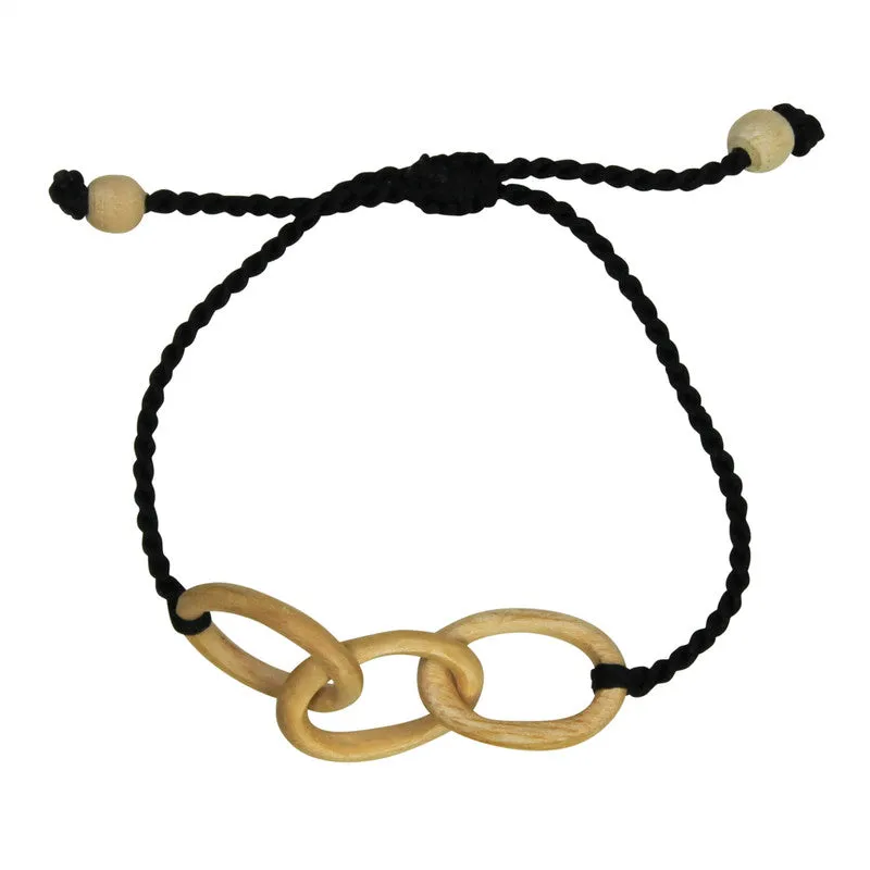 Yara Thread Bracelet, Wood, Assorted