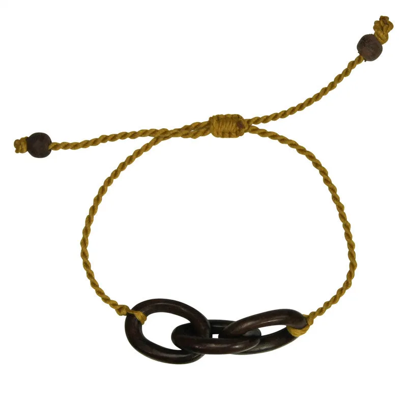 Yara Thread Bracelet, Wood, Assorted