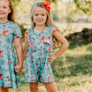 Yehaw Shorts Romper Toddler (2T-5T)