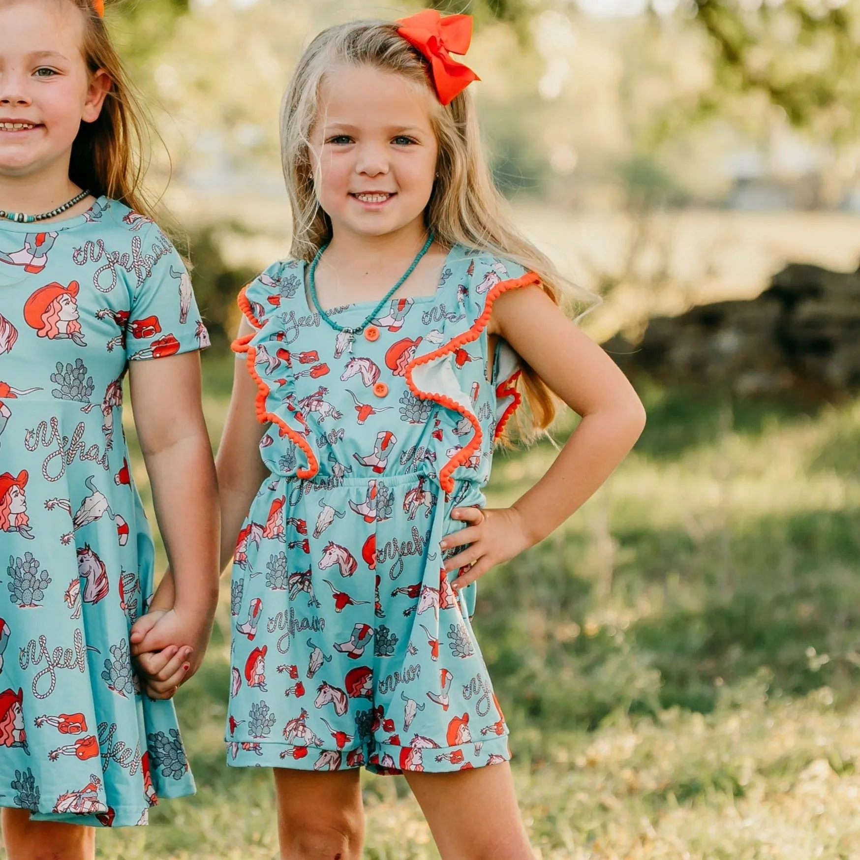 Yehaw Shorts Romper Toddler (2T-5T)