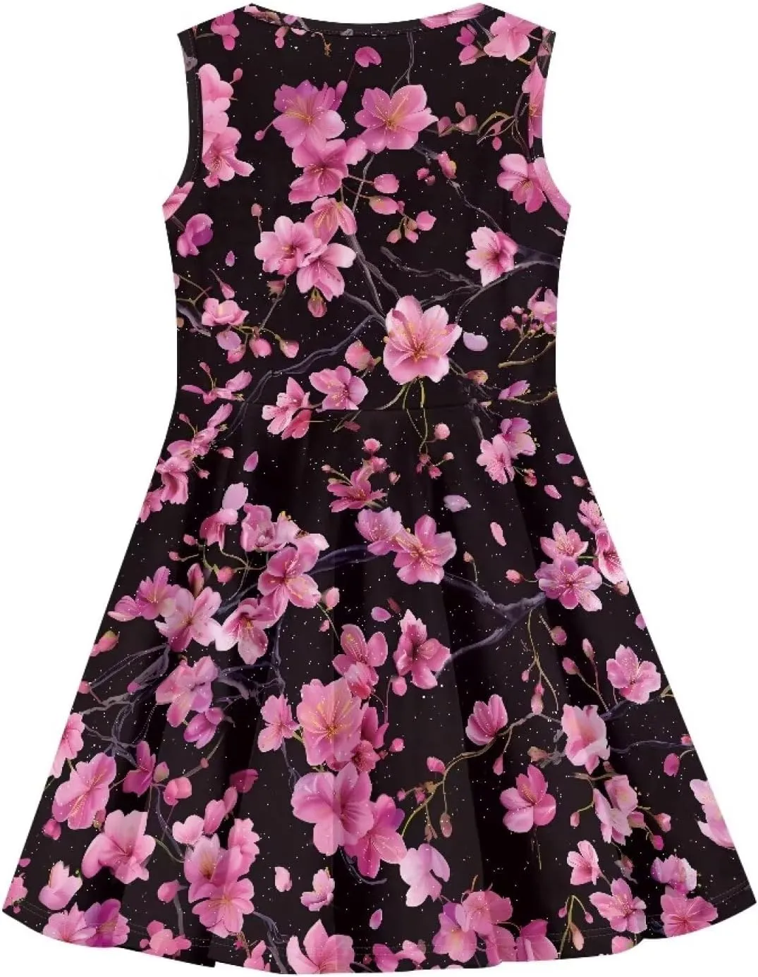 Youngerbaby Girls' Dress Kids Sleeveless Sundress Tie Twist Slim Fit Party Dresses