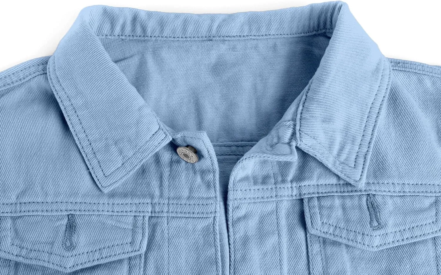 ZOCANIA Women's Cropped Denim Jackets Long Sleeve Button Up Jean Coat Slim Trucker Jacket Lightweight Fall Outwear Shacket