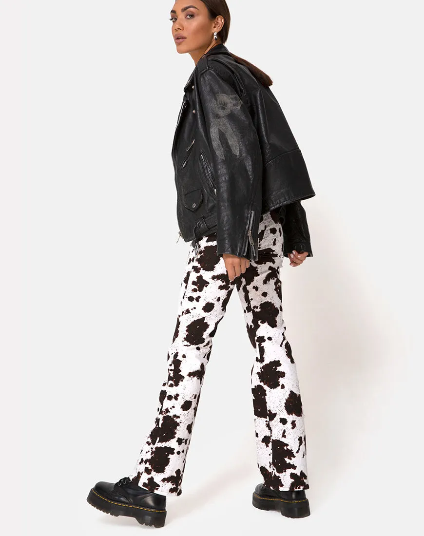 Zoven Trouser in Cow Hide