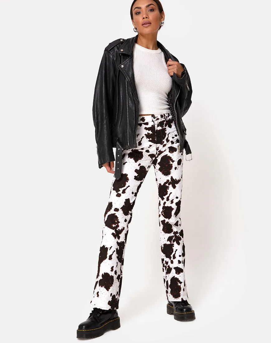 Zoven Trouser in Cow Hide